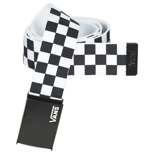 Vans - LONG DEPSTER WEB BELT Noir / Blanc