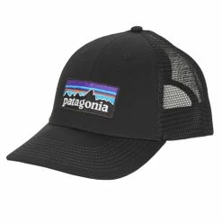 Patagonia - P-6 LOGO LOPRO TRUCKER HAT Noir