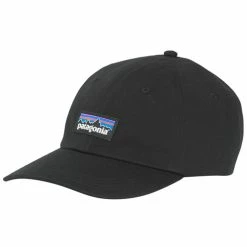 Patagonia - P-6 LABEL TRAD CAP Noir