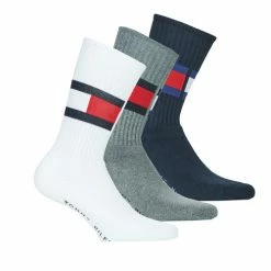 Tommy Hilfiger - SOCK X3 Blanc / Marine / Gris