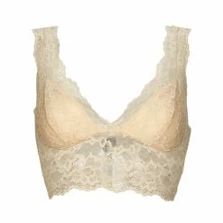 Pieces - PCLINA LACE BRA TOP Beige