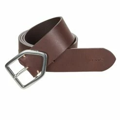 Levi's - GEOMETRIC BUCKLE BELT Marron