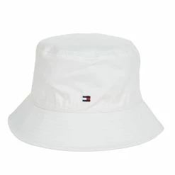 Tommy Hilfiger - ESSENTIAL FLAG BUCKET HAT Beige